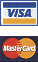 We accept VISA and MasterCard